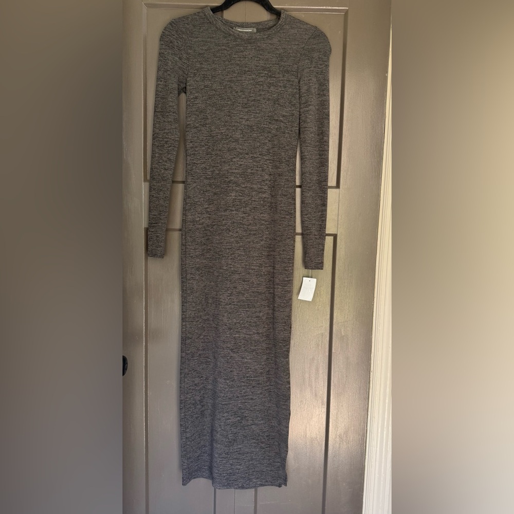 NWT French Connection Charcoal Long Sleeve Bodycon Dress